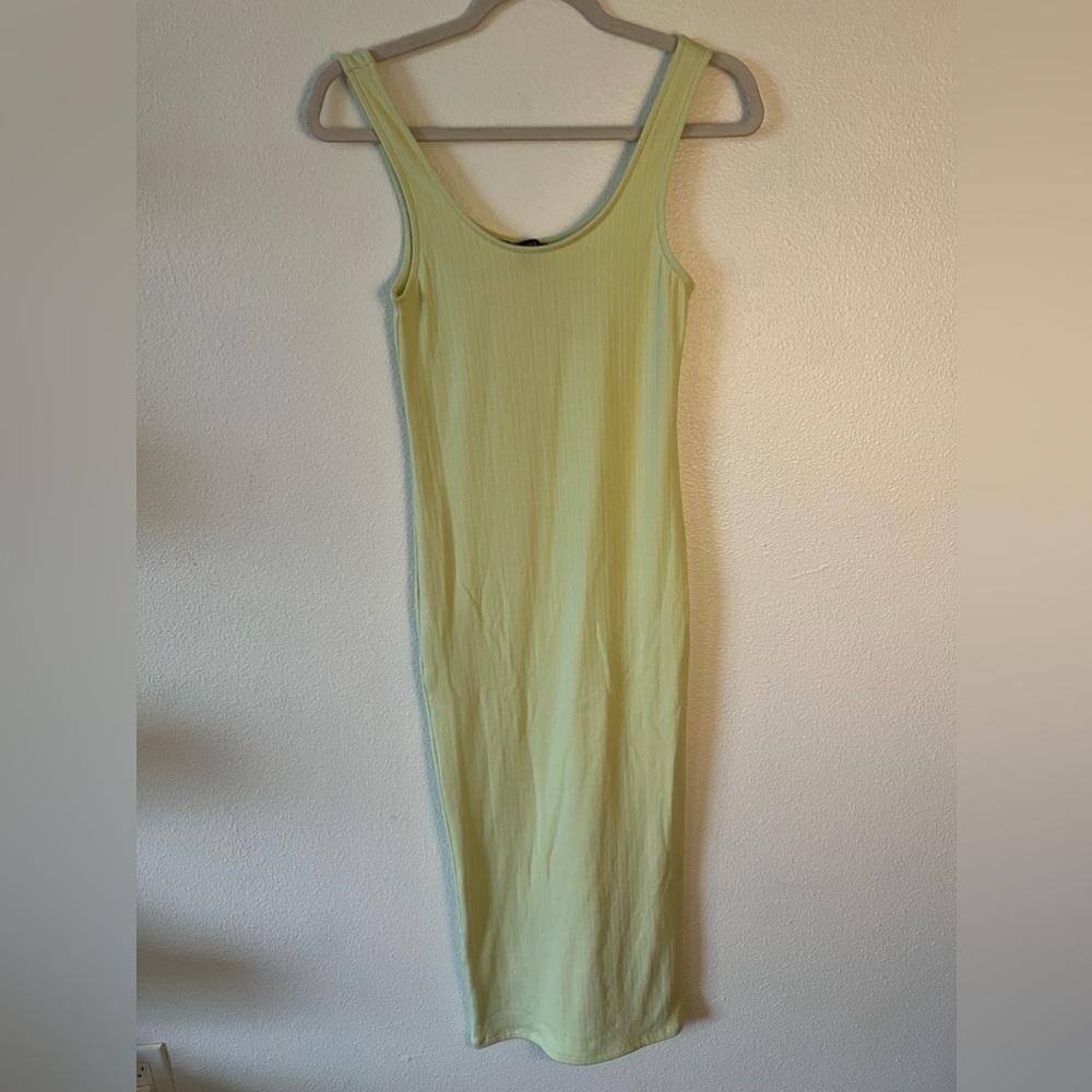 Lime green dress